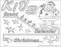 Kid's Countdown Calendar to Christmas -- front cover